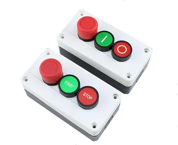 

NC Emergency Stop NO Red Green Push Button Switch Station 600V 10A