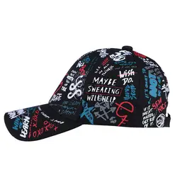 Pui men tiua 2019 модная шапка с принтом индивидуальность уличная хлопковая бейсболка Регулируемая шапка s для мужчин и женщин