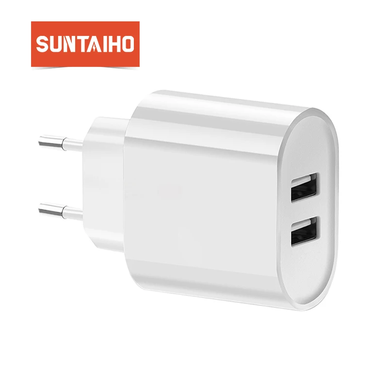 Портативное USB зарядное устройство Suntaiho дорожное настенное с вилкой