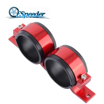 

ESPEEDER Dual Double or Twin Fuel Pump Bracket Billet Camp 60MM Fuel Filter Bracket