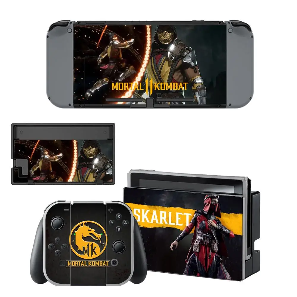 Mortal Kombat 11 nindoswitch наклейка на кожу s переключатель наклейка совместима с пульт переключения shand, Joy-Con, контроллер