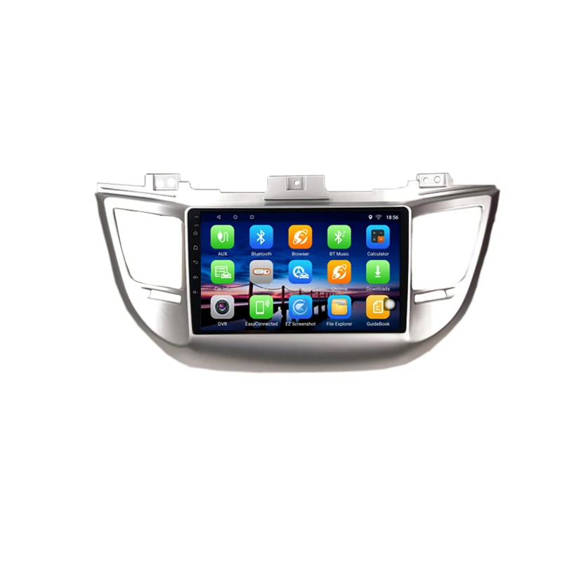 Flash Deal 9" 2+32G 2.5D IPS Android 8.1 Car DVD Multimedia Player GPS for Hyundai IX35 Tucson 2010 2011 2013 2015 radio stereo navigation 1