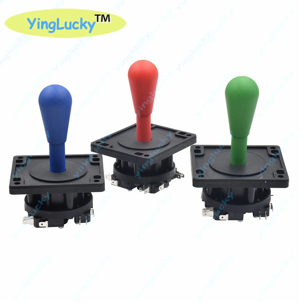 

Yinglucky 1 pieza de concurso de Arcade estilo de Joystick americano HAPP Joystick Raspberry Pi MAME DIY piezas 8 colores dispon