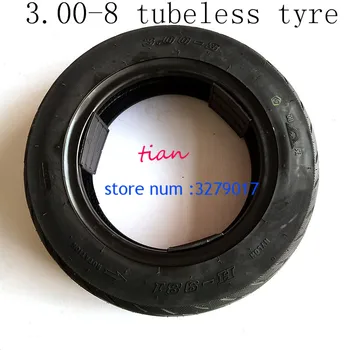 

Good Quality 3.00-8 Tubeless Tire Fits for Scooter ,Gas and Electric Scooters Warehouse Vehicles Mini Motorcycle Moped 8" Rim