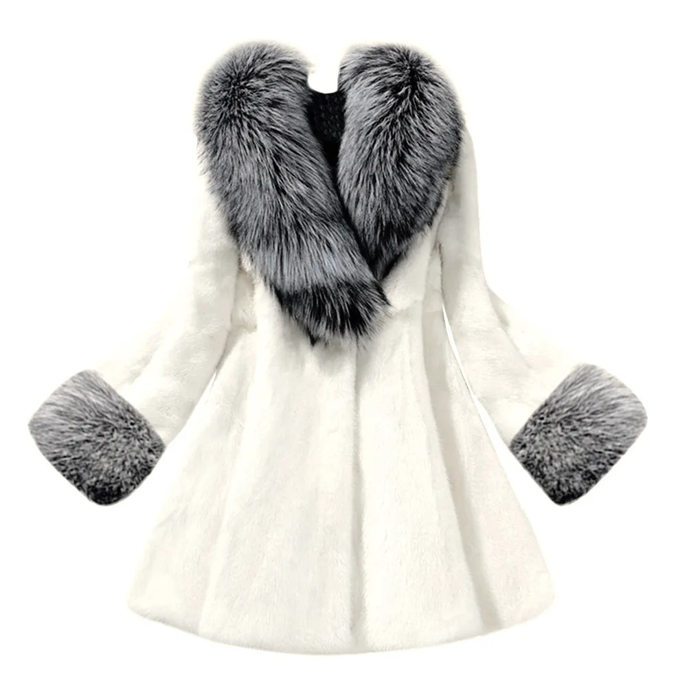 Женская одежда, длинная куртка из искусственной замши, модные вечерние приталенные элегантные куртки, приталенное зимнее пальто для похудения - Цвет: White