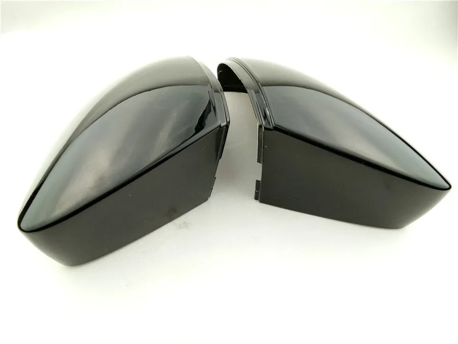 

BLACK rearview mirror shell For 2015-2017 Skoda Octavia Side Mirror Cover Mirror Case mirror cover FREE SHIPING