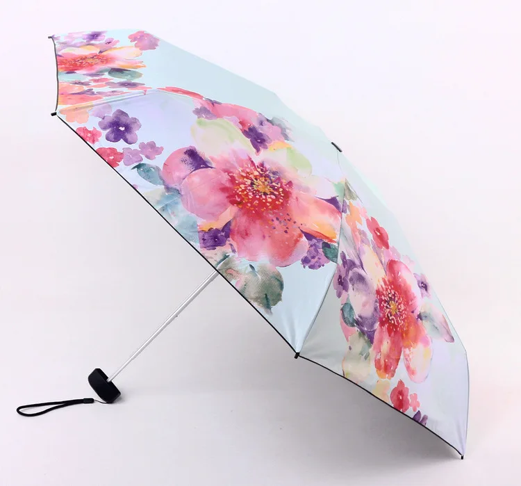 Солнечный зонтик от дождя, женский зонтик с цветком, супер светильник, маленькие карманы, зонт от солнца, мужской, деловой, женский, для путешествий, мини-телефон, Paraguas
