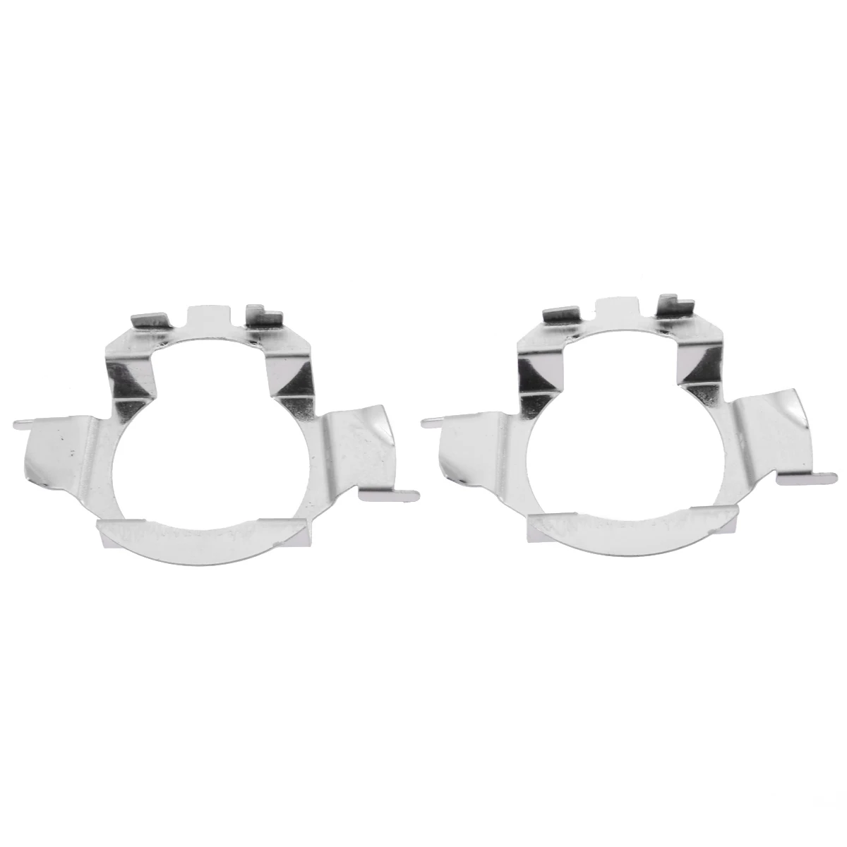 1 Pair Halogen Headlight Upgrade to LED Adapter H7 LED Headlight Bulb Holder Bases For BMW Audi Benz Vauxhall