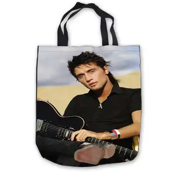 

Custom Canvas Dima_Bilan (1) Tote Hand Bags Shopping Bag Casual Beach HandBags Foldable 180911-02-36