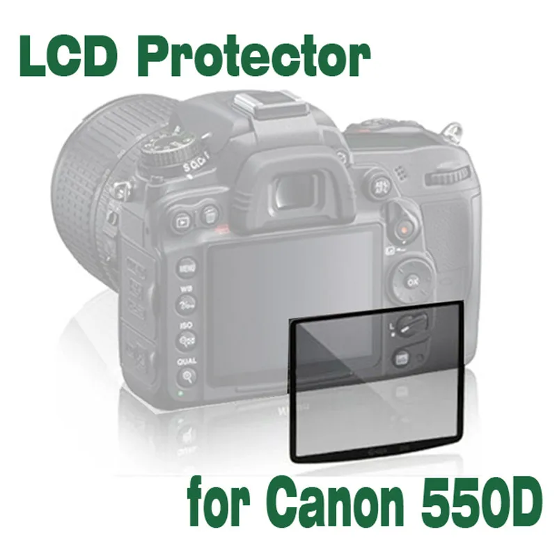 

high quality Professional LCD Optical Glass Screen Protector for Canon 550D Compact Glass Protective Film camera accessories