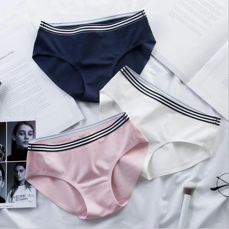 Women's Cotton Panties New Seamless Soft Comfortable Underwear Ladies