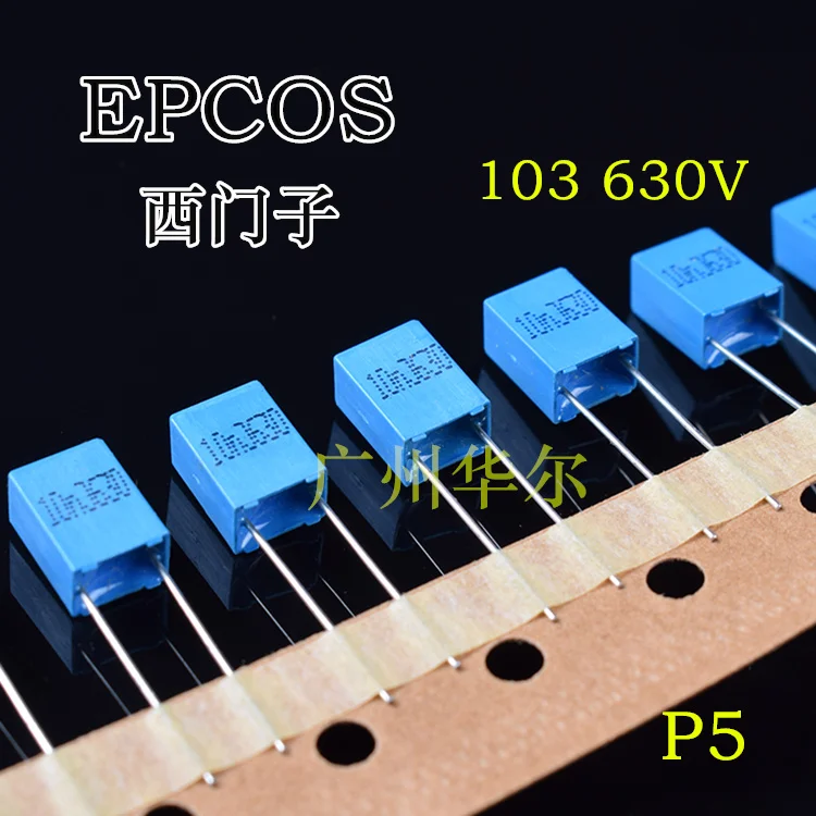 

2019 hot sale 20PCS/50PCS EPCOS 10n\0.01UF\103 630V film square capacitor free shipping