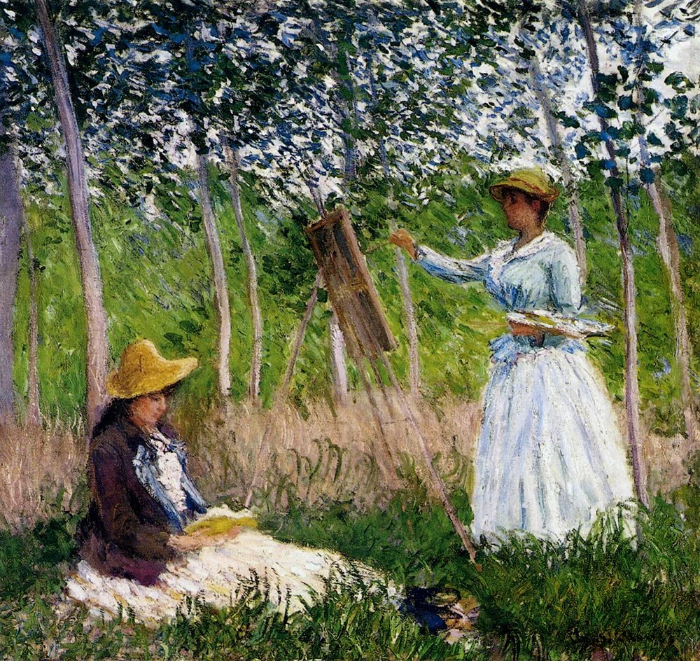 100% картина маслом пейзажа ручной работы на льняном холсте Клод Моне |painting