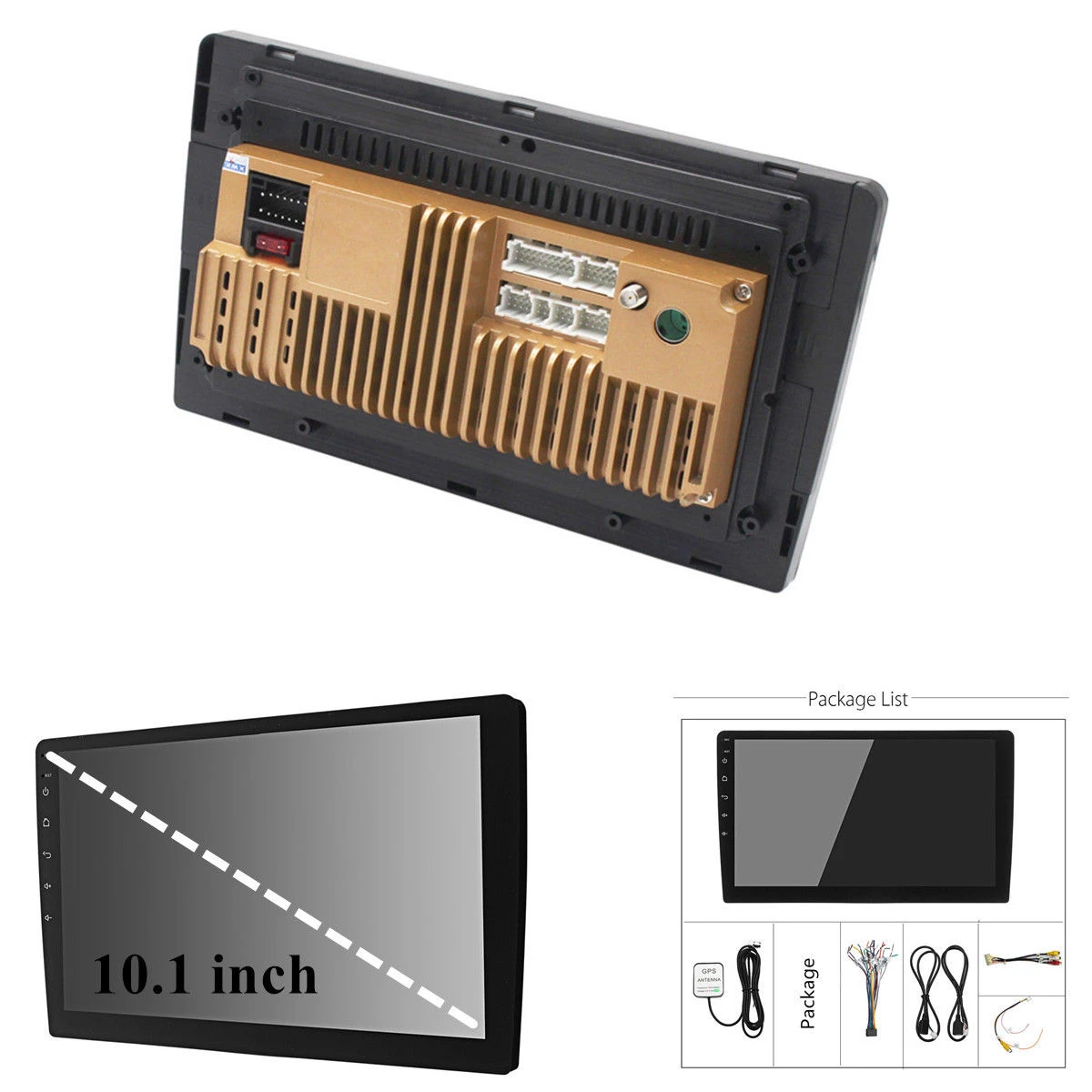 

10.1'' Android 8.1 Car Stereo 2DIN bluetooth WIFI GPS Nav Quad Core Radio Video MP5 Player Car Multimedia Player