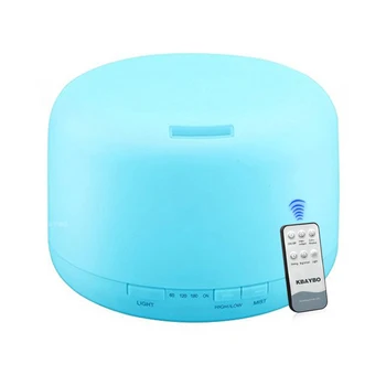 

500ml Ultrasonic Humidifier 7 Color LED Lights Electric Aromatherapy Essential Oil Aroma Diffuser With Remote Control
