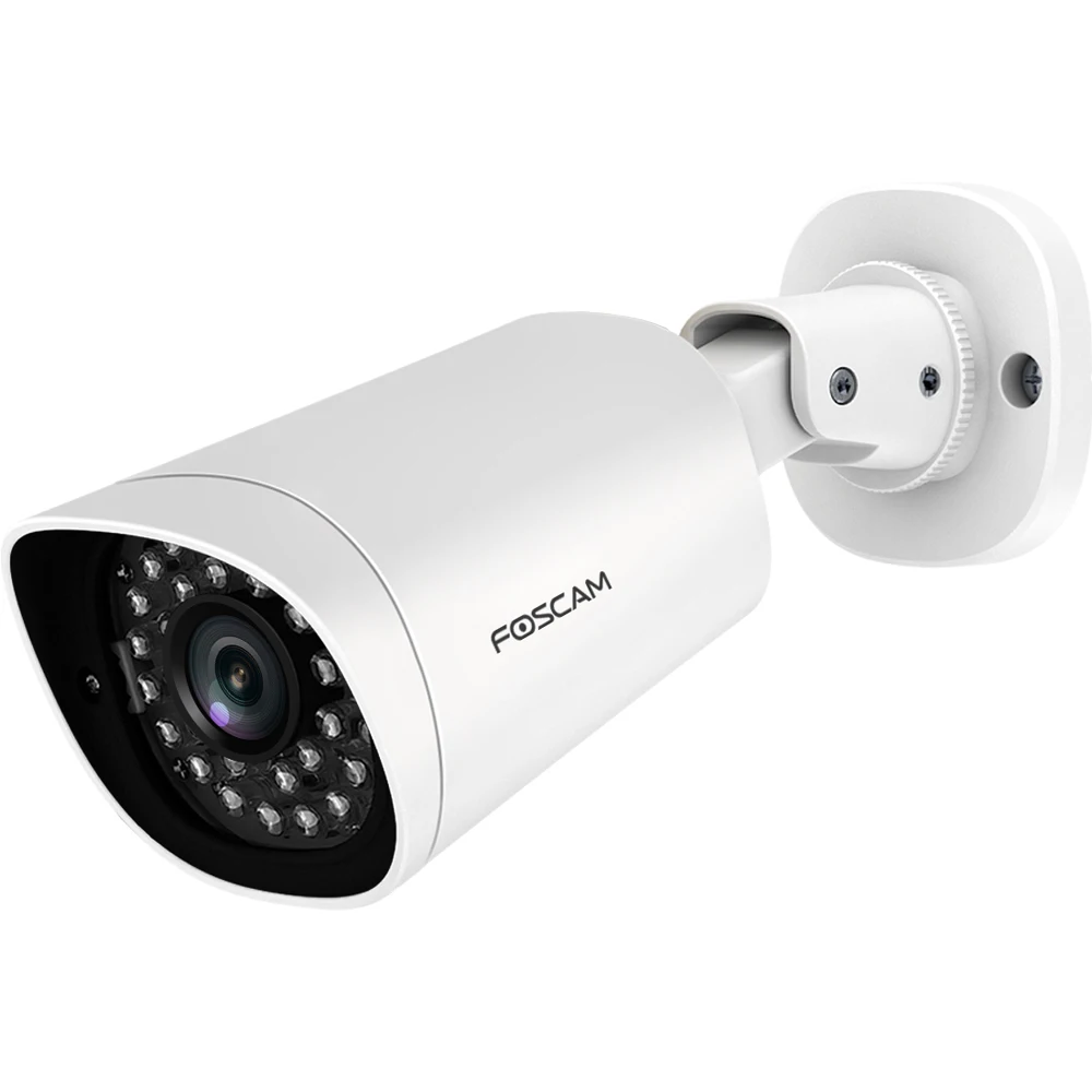  Foscam G4EP Super HD 4MP (1440P) PoE Outdoor IP Security Camera 8-Hour Free Cloud Storage Night Vis