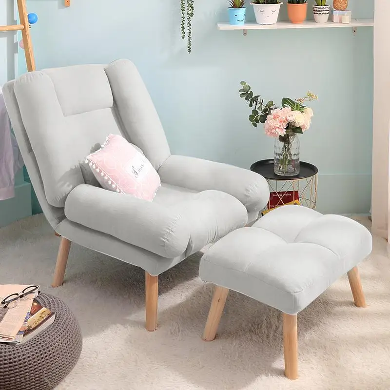 Lazy Sofa, Single Backrest Lift Chair, Recreational Balcony, Bedside, Folding Room, Midday Break Chair - Цвет: fy1