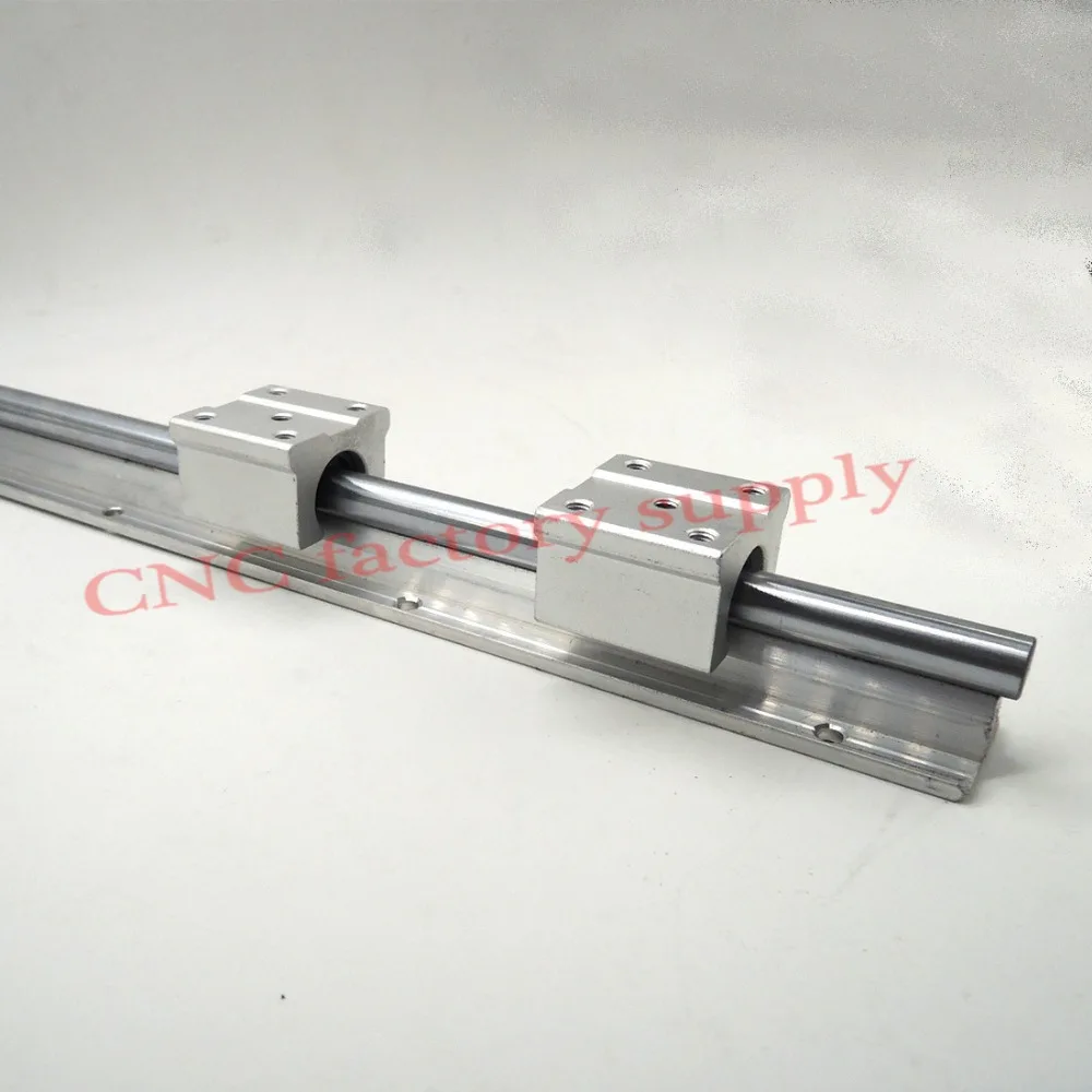 

Free shipping SBR12 12mm rail L400mm linear guide with 2pcs SBR12UU Set cnc router part linear rail