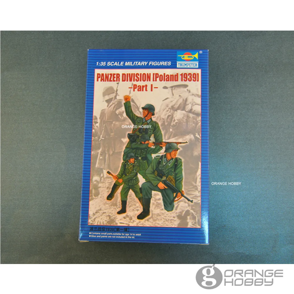 OHS Trumpeter 00402 1/35 12th Panzer Division Польша 1938 1 е издание миниатюрная сборка военные фигурки