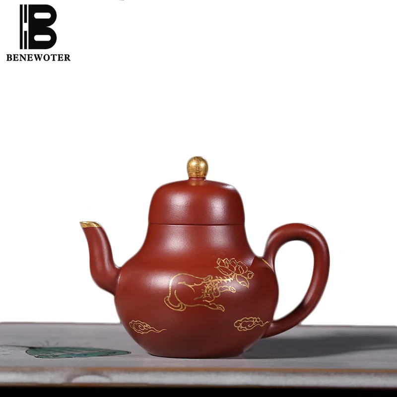 100cc Yixing Authentic Purple Clay Teapot Home Small Capacity Drinkware