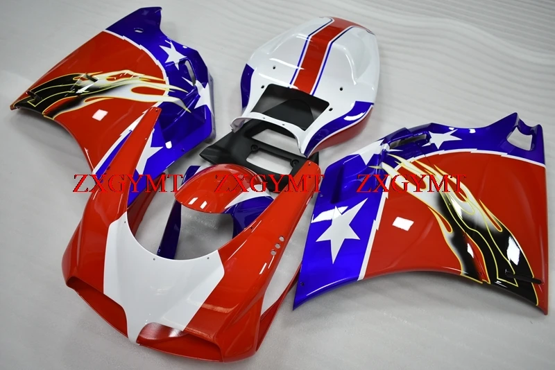 

Body Kits for 748 1996 - 2002 Fairing Kits for DUCATI 916 1999 Red White Blue Fairing Kits 998 2001