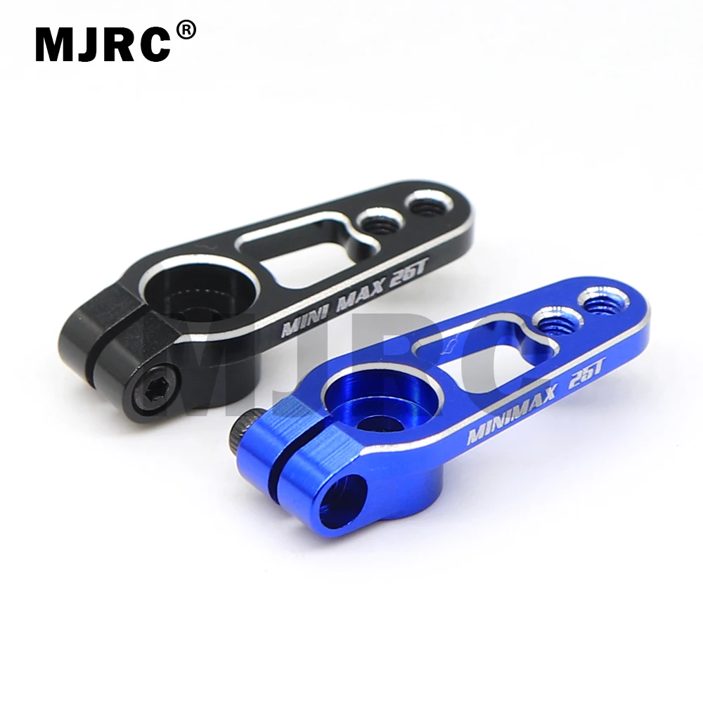 MJRC 1PCS Aluminum Alloy 25T 31mm Steering Servo Arm Horn Black/Red/Blue Color for RC Car Crawler Parts