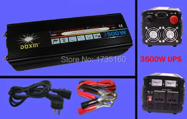 

Uninterrupted Power Supply 3500w UPS Inverter 3500w Automatic Charge 12V /24V 220V DC To AC UPS Inverter With Battery Charger