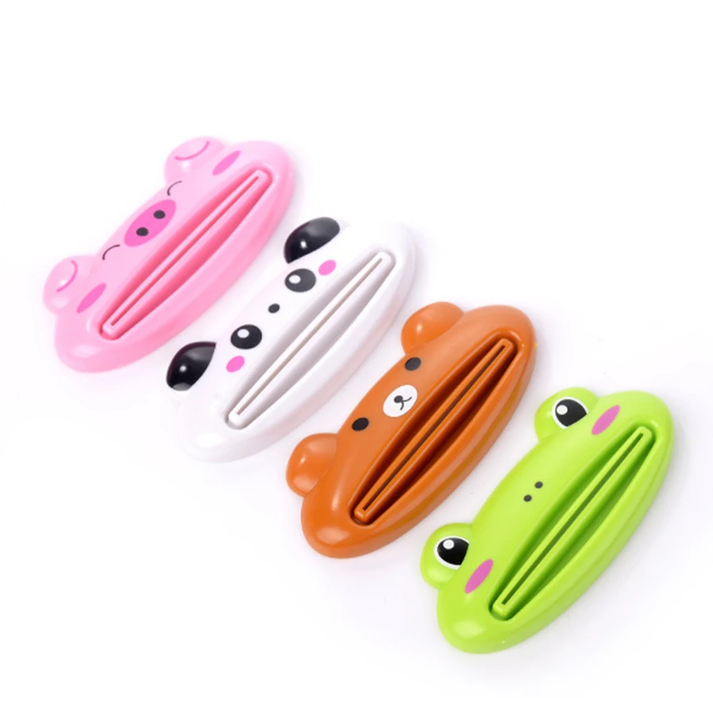1/2/3PCs Animal Toothpaste Dispenser Holder Plastic Rolling Tube Squeezer Tooth Paste Extruder Home Bathroom Accessory Supplies 1/2/3PCs Animal Toothpaste Dispenser Holder Plastic Rolling Tube Squeezer Tooth Paste Extruder Home Bathroom Accessory Supplies