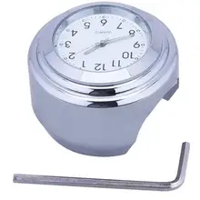 Универсальный мотоцикл руль часы водонепроницаемый рукоятка Бар Крепление Циферблат Топ крепление часы для скутера велосипед двигатель велосипед ATV