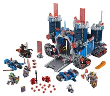 14006 1115Pcs Nexus Knights The Fortrex Castle Building Block Clay Aaron Fox Axl Minifigures with legoed 70317