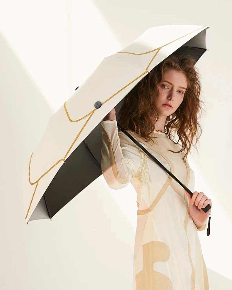 Пять солнцезащитных тентов три сложения зонтик белый ручной большой плащ прозрачный зонтик садовый зонтик наизнанку Semsiye солнцезащитный козырек 50KO006