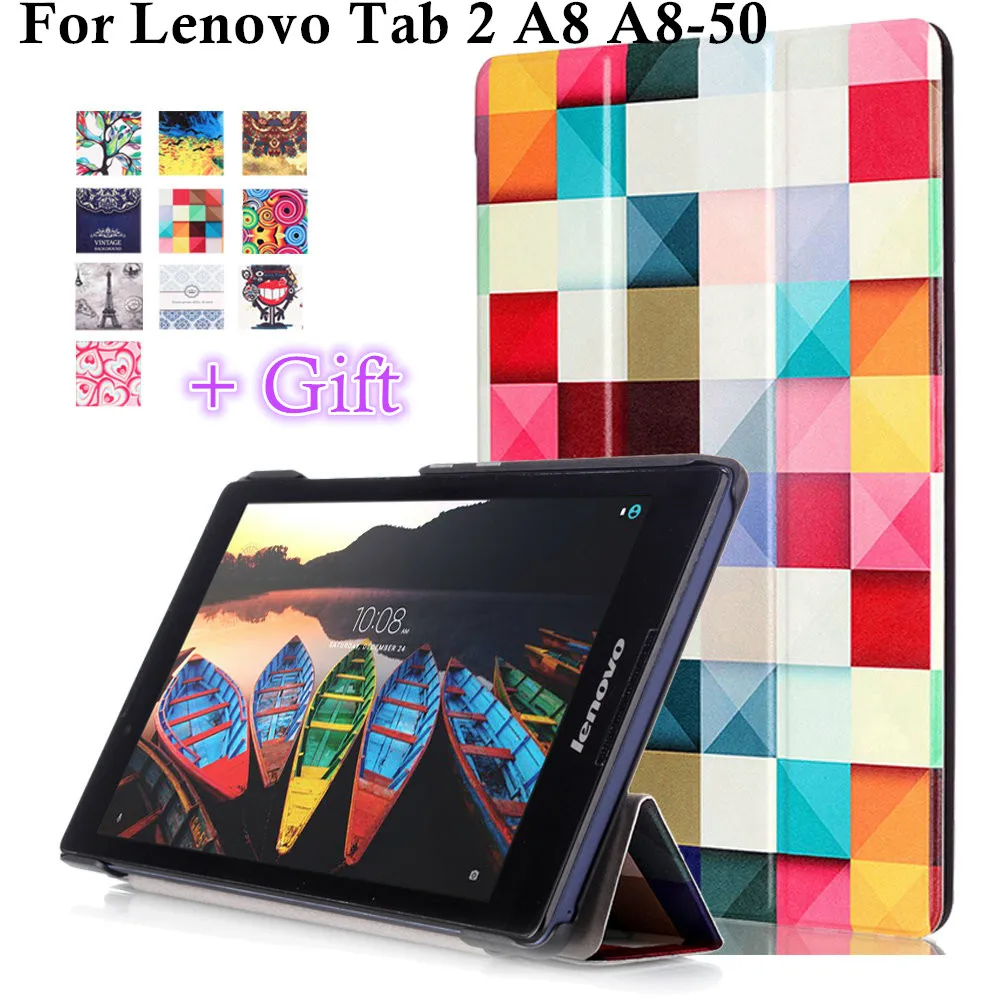 Magnet Smart cover For Lenovo Tab 2 A8 A8-50 Tab2 A8-50F A8-50LC 8 Magnet Smart cover For Lenovo Tab 2 A8 A8-50 Tab2 A8-50F A8-50LC 8