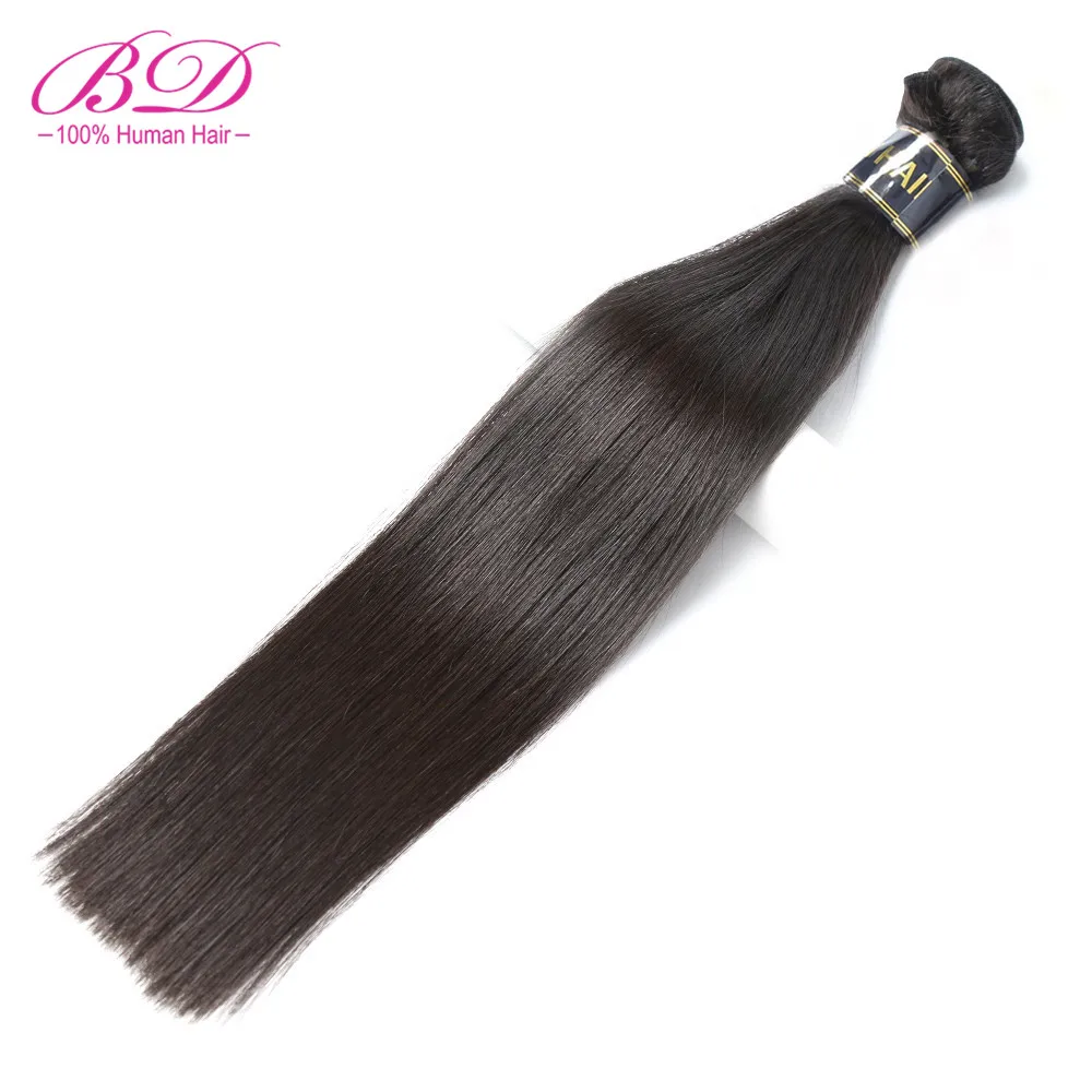 

10A Grade Unprocessed Brazilian Virgin Hair Cuticle Algined Straight Human Hair Bundles 1/3Pcs/lot Natural Color Can Be Dyed