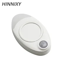 Hinnixy 4 шт./партия Мини ИК-датчик Ящик беспроводная лампа 6400 K 3 V теплый белый портативный инфракрасный движения аварийный под светом шкафа