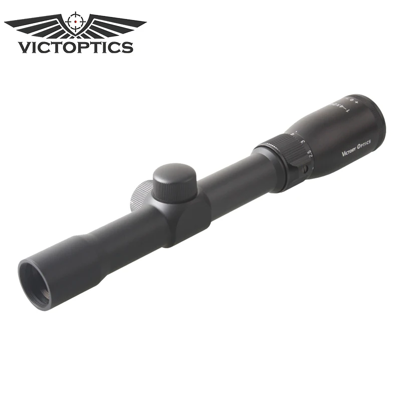 Victoptics 1-4x24 25,4 мм 1 дюйм трубка Mil-dot Сетка охотничий прицел оптический прицел с 21 мм или 11 мм Монтажное кольцо