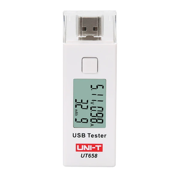 UNI-T USB тестер цифровой тестер напряжения тока монитор напряжения измеритель тока Емкость тестер макс 9 в 3 а хранение данных ЖК-дисплей Backli - Цвет: UT658