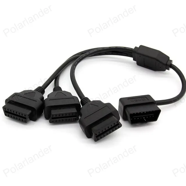 OBD интерфейс 16 Pin pick 1 Мужской до трех Женский кабель для автомобильного сканера 50 см OBDII