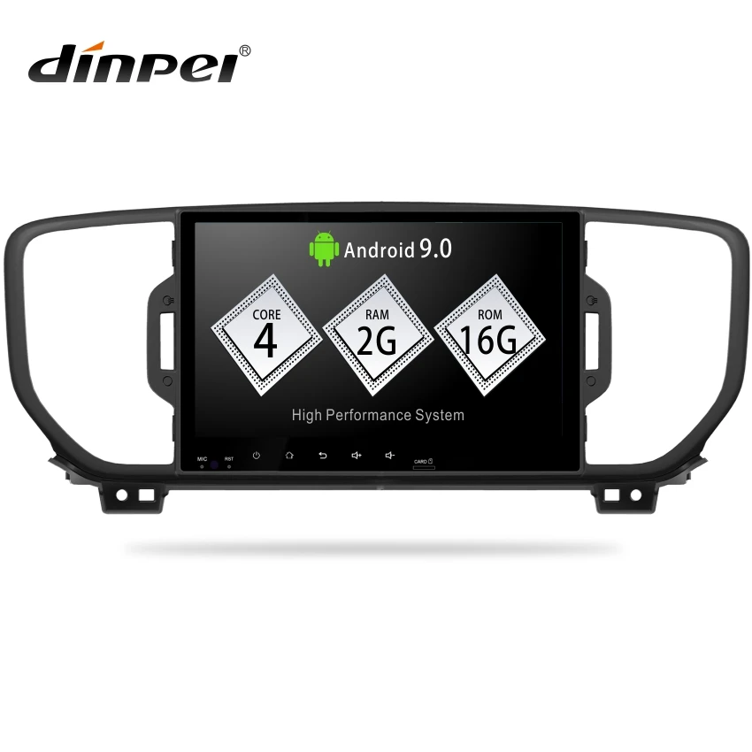 

Dinpei 9" Android 9.0 Car Radio Multimedia Player for KIA sportage 2016 2017 KX5 car Radio GPS Navigation Stereo Video Mp5 Wifi