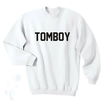 

Tomboy Shirt Urban Hipster Love Cute Cool Fashion Unisex Blogger Tumblr Top Crewneck Sweatshirt Unisex girls sweatshirt