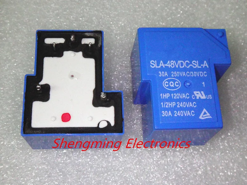 2 шт. 5pins 48V SLA-48VDC-SL-A T90 30A 250VAC 30VDC реле