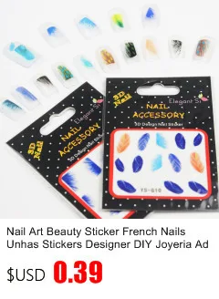 Nail Art beauty стикер Adesivo De Unha переводные наклейки для воды Ongle Pegatinas Joyeria DIY маникюрные украшения Adesivi Unghie