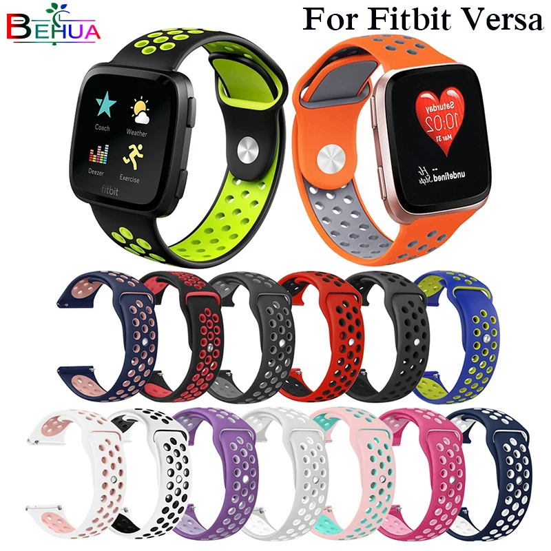 

Sport soft Silicone Watch Band for Fitbit Versa Replacement Colorful Watch Band Bracelet Wristband for Fitbit Versa smart watch
