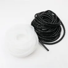 uxcell 30mm Dia 1.5M Length Cable Wire Tidy Wrap Spiral Wrapping Band Organizer Black uxcell 30mm Dia 1.5M Length Cable Wire Tidy Wrap Spiral Wrapping Band Organizer Black