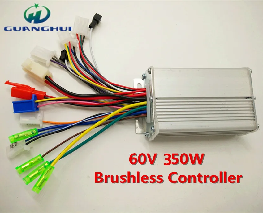 48V60V350W адаптивный самообучающийся без Холла Бесщеточный Электрический