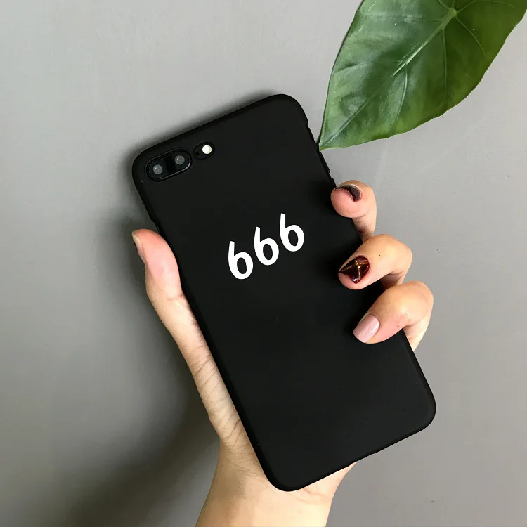 

2018 Back Cover Matte Luxury Fashion Simple Letter Print Hard Protect Shell Phone Case for Iphone 6 6g 6s 7 8 Plus X 10