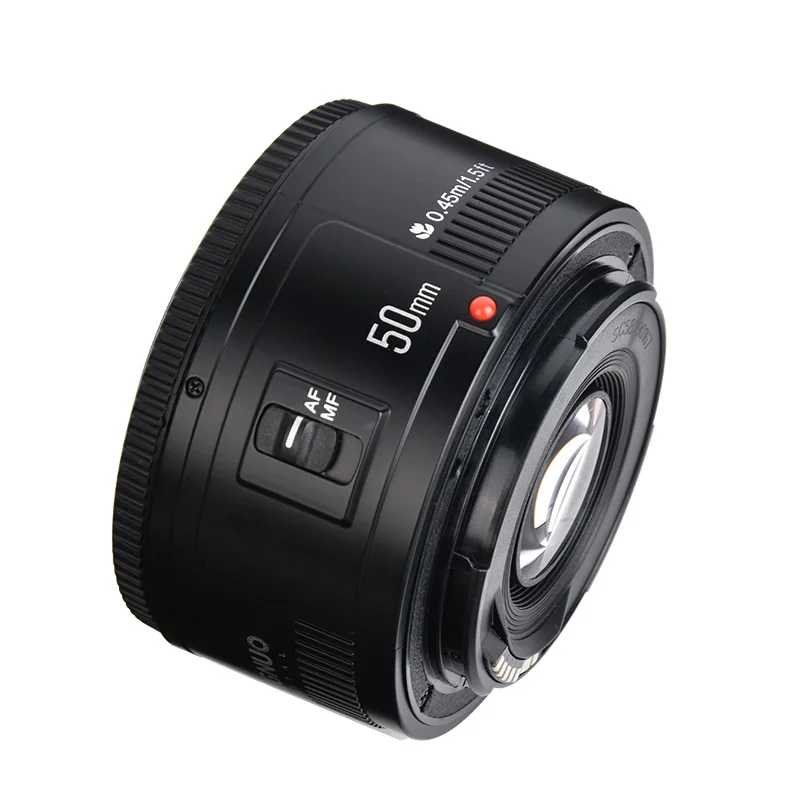 Объектив YONGNUO YN50mm f1.8 YN EF 50 мм f/1 8 AF апертура YN50 автофокус для цифровых зеркальных