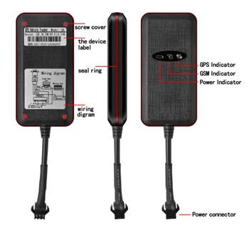 

2pcs/Lot! GSM GPS Trackers Anti-theft Voice Monitor for iOS Andriod APP Real Time Positioning Alarm for Car Motorcycle