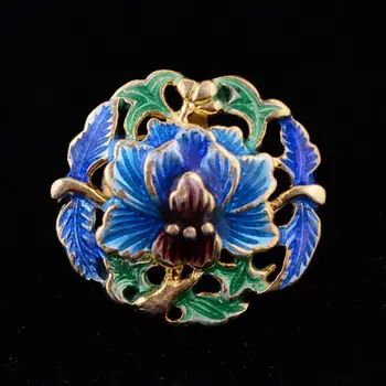 

S990 sterling silver pendants wholesale traditional craft female flowers rich pendant accessories DIY explosion models