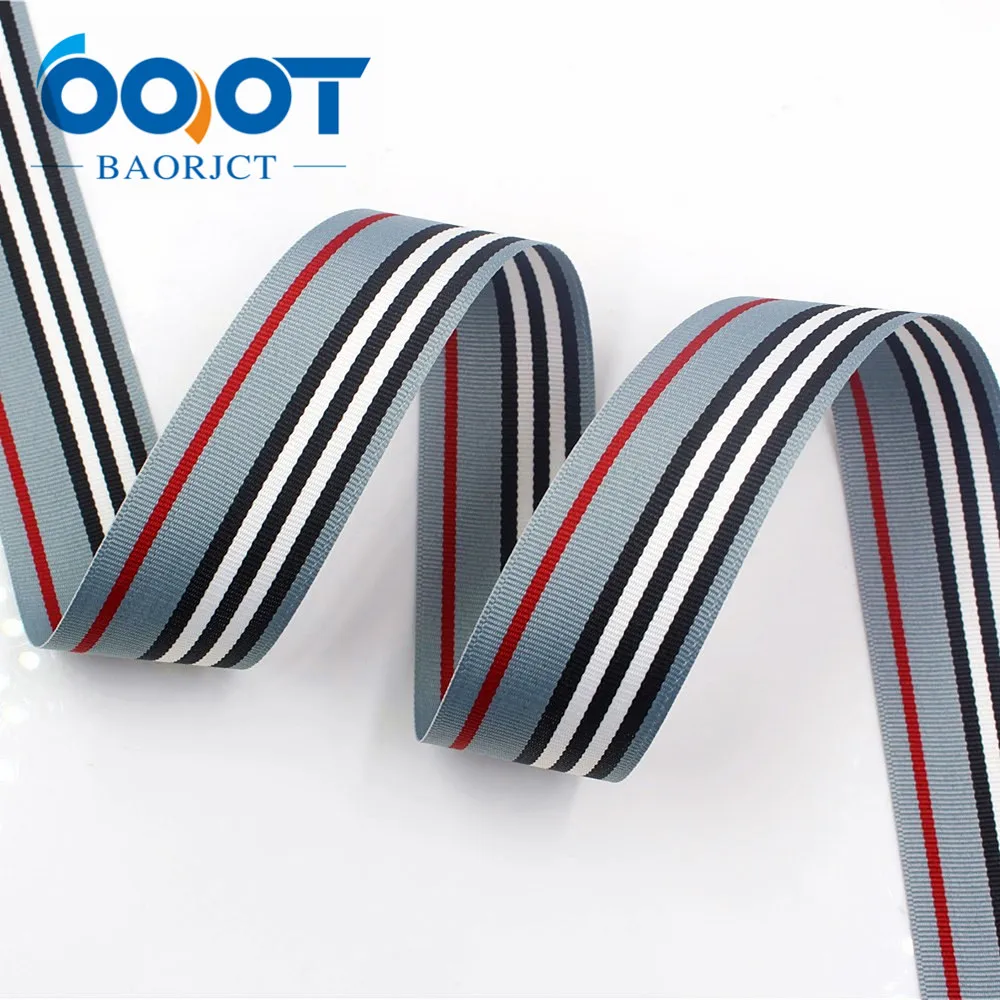 OOOT BAORJCT I 181109 184 38 мм 10 ярдов двусторонняя полоса Термотрансферная печать grosgrain