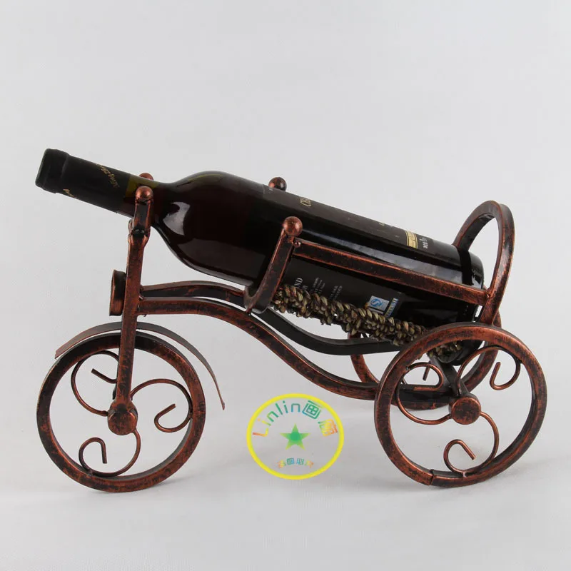 

Free shipping New arrival Large quality metal wine rack red wine cup holder